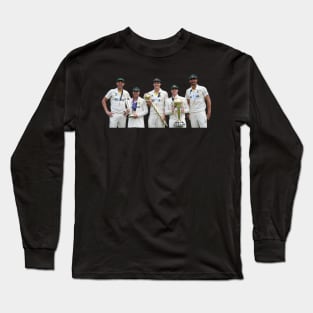 Australian cricketer with trophy Long Sleeve T-Shirt